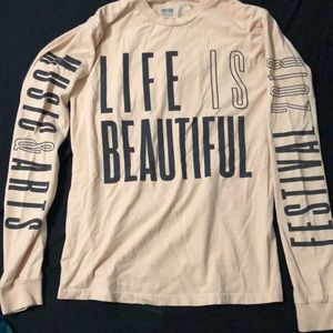 2018 Life Is Beautiful Festival Shirt Size Small